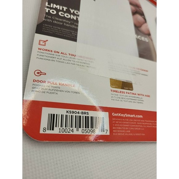 CLEAN KEY (3) ANTIMICROBIAL COPPER ALLOY HAND TOOL-AVOID GERMS - Picture 5 of 5